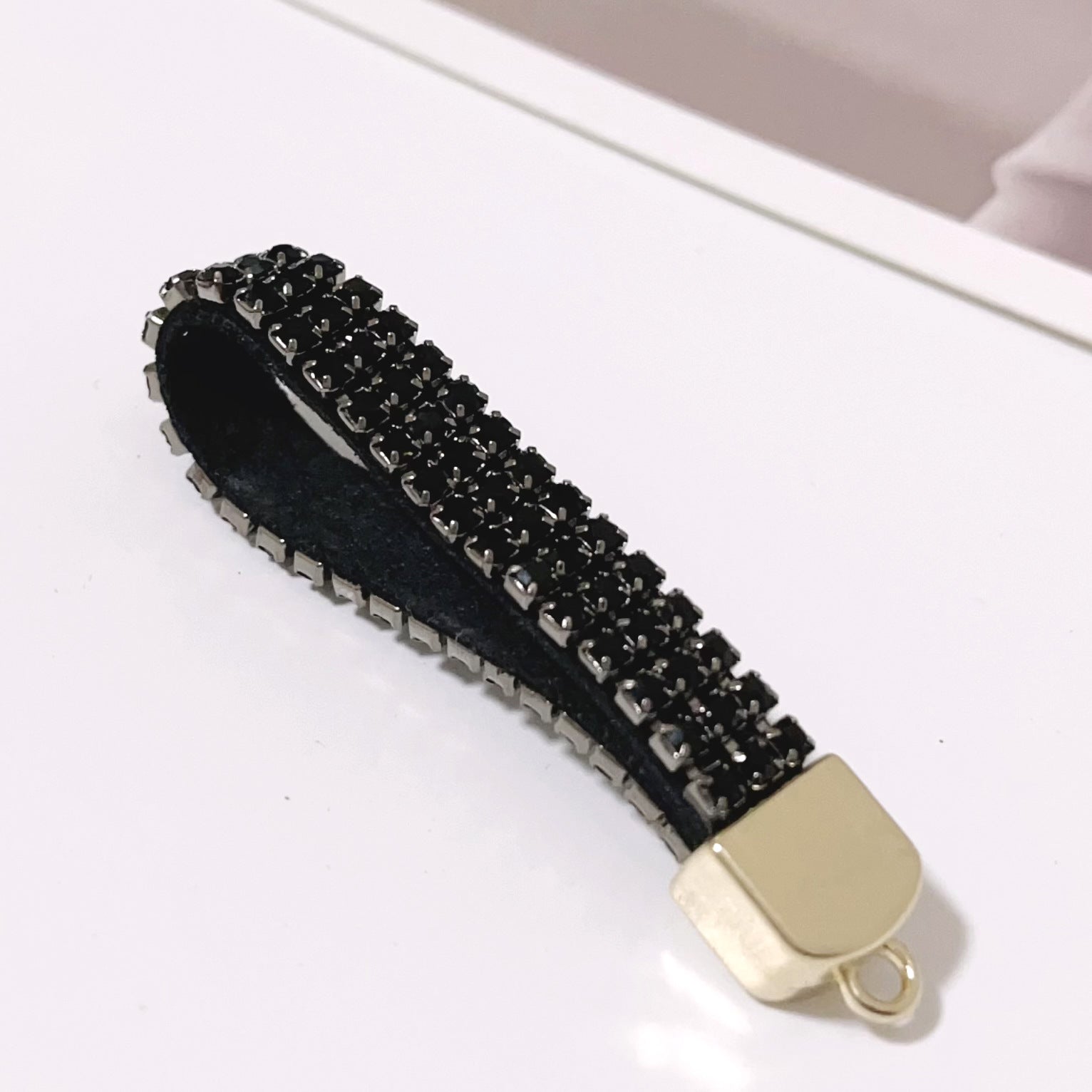 Wholesale 12PCS Rhinestone Hanging Rope Keychains